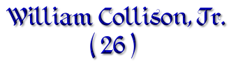 ( William COLLISON )