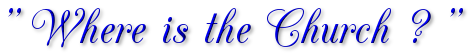 Where is the Church - FM